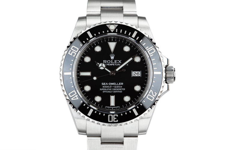 2017 Rolex Ceramic Sea Dweller 116600 with Box and Papers