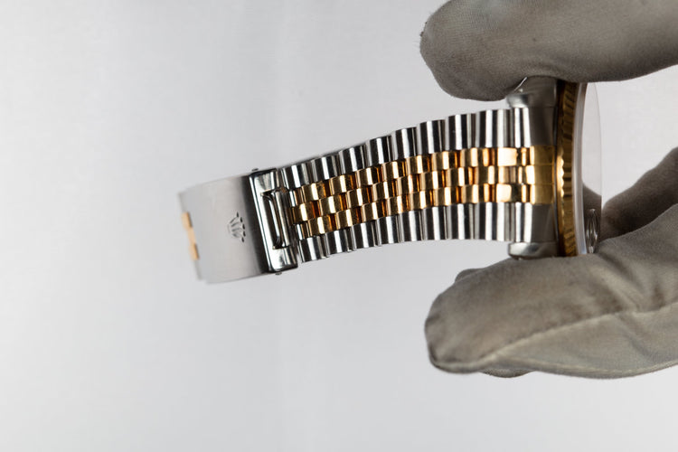 1988 Rolex Two-Tone DateJust 16233 Black Dial with Box and Papers