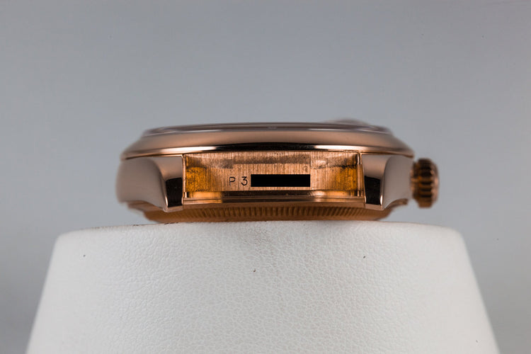 2000 Rolex 18K Rose Gold Day-Date 118205 with Box and Papers