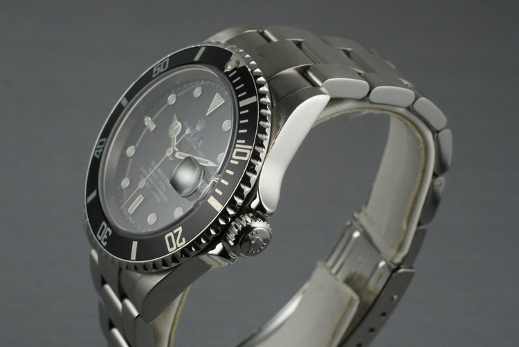 2004 Rolex Submariner 16610 with Box and Papers
