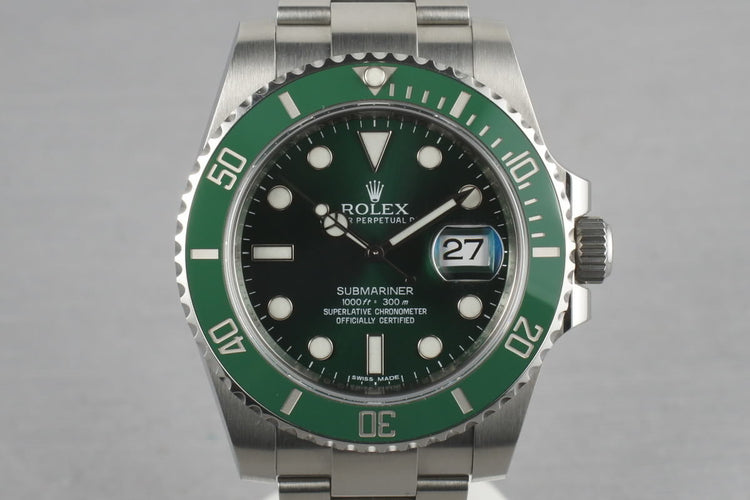 Ceramic Rolex GREEN Submariner 116610V