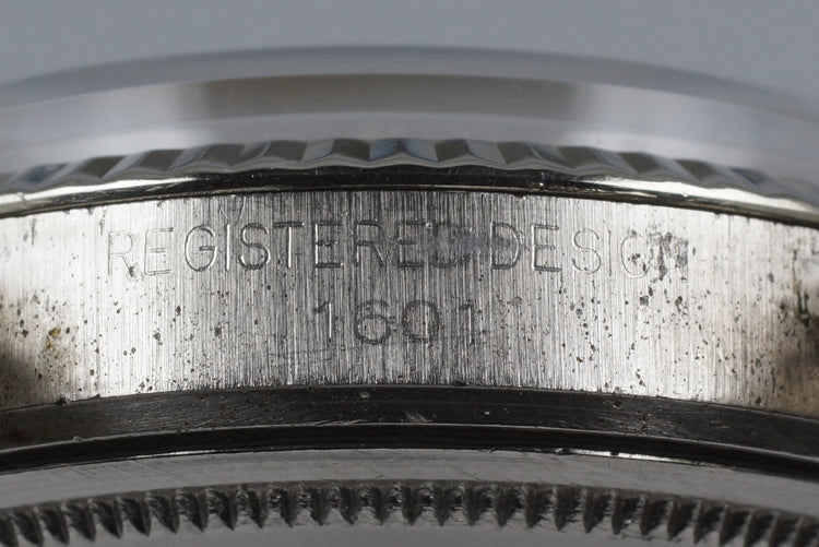 1971 Rolex DateJust 1601 Silver Dial