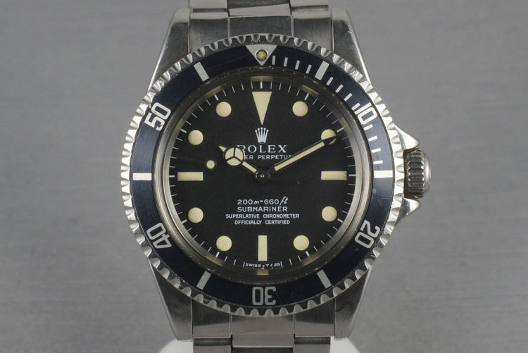 Rolex Submariner 5512 Meters First