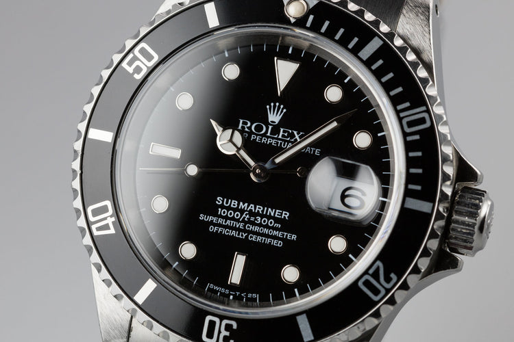 1995 Rolex Submariner 16610