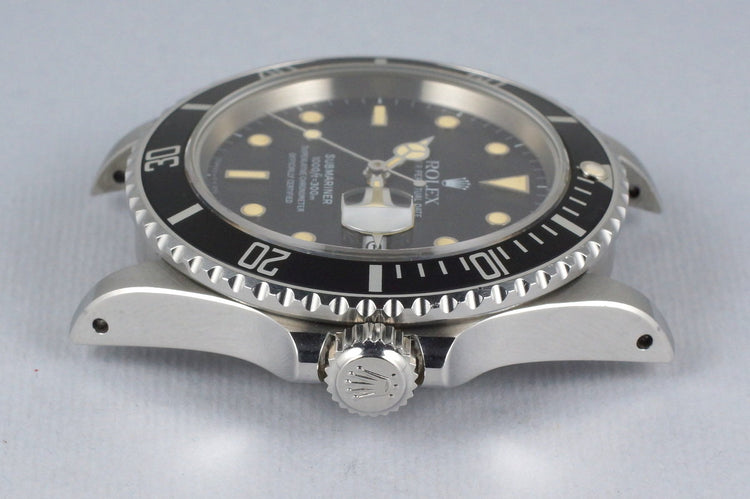 1986 Rolex Submariner 16800 with Box and Papers