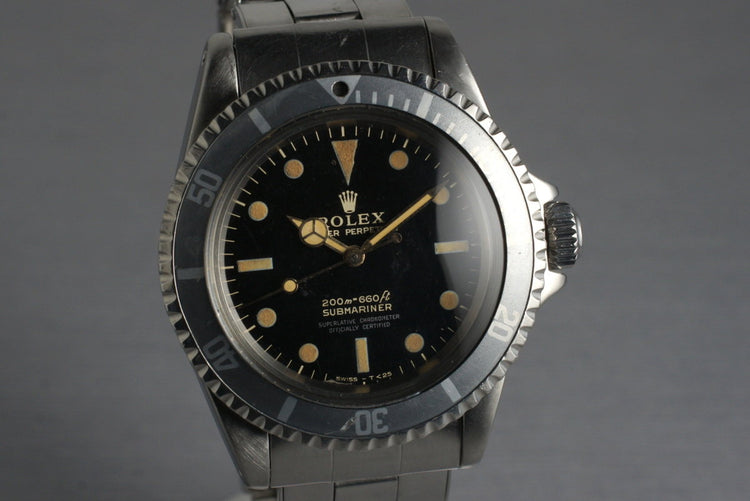 1964 Rolex Submariner 5512 with Glossy Gilt 4 Line Dial