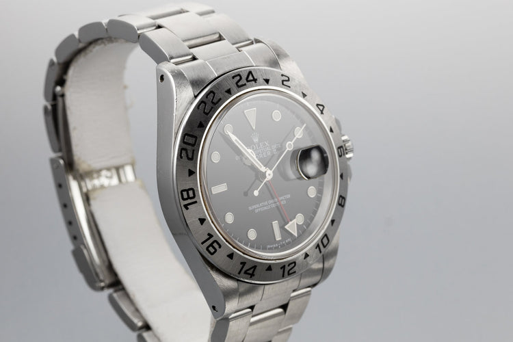 1997 Rolex Explorer II 16570 Black Dial