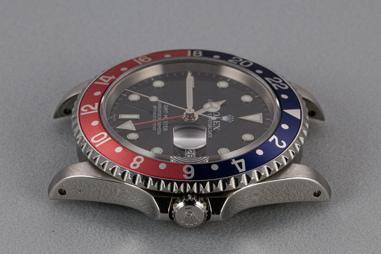 1999 Rolex GMT-Master 16700 "Pepsi" with SWISS Only Dial
