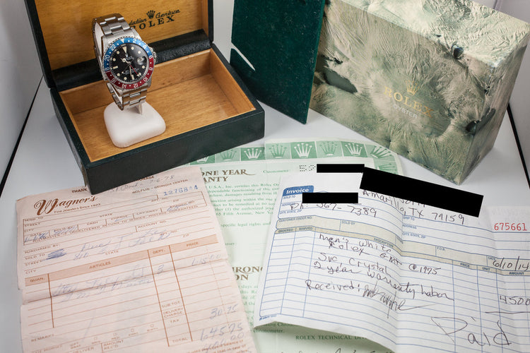 1977 ROlex GMT-Master 1675 with Box and Papers
