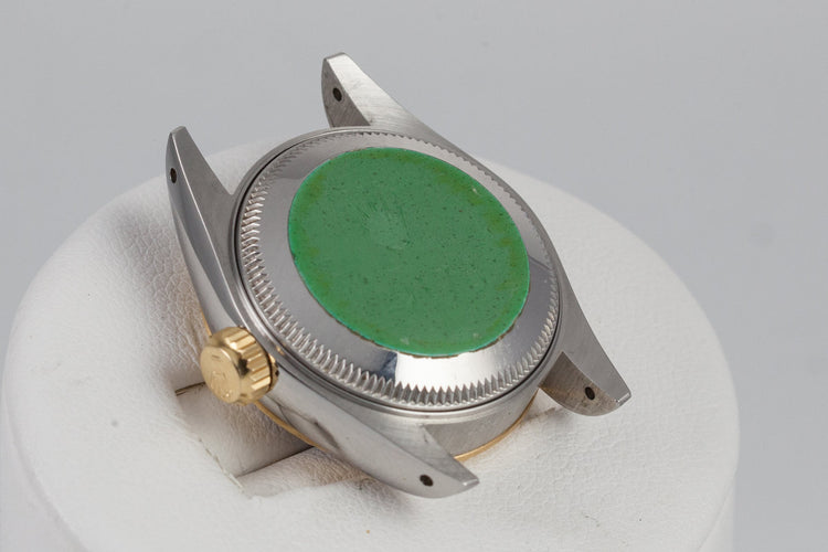 1991 Rolex Ladies Two Tone DateJust 69173 Gold Dial