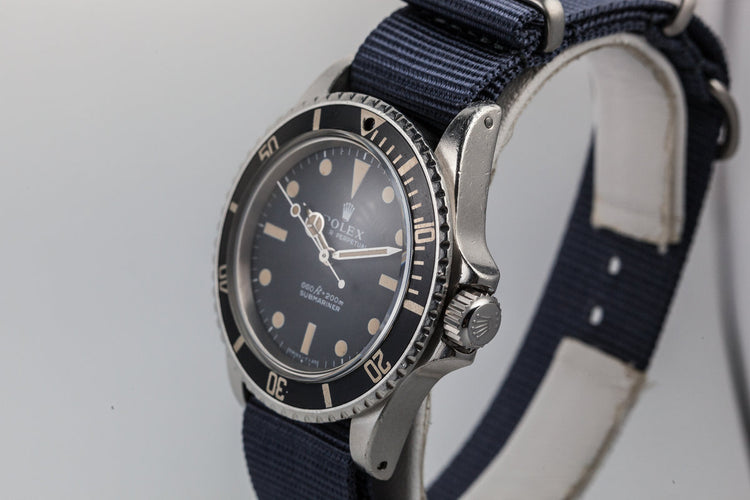 1972 Rolex Submariner 5513 with Serif Dial