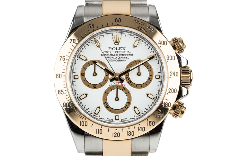 2012 Rolex Two Tone Daytona 116523 with Box and Papers