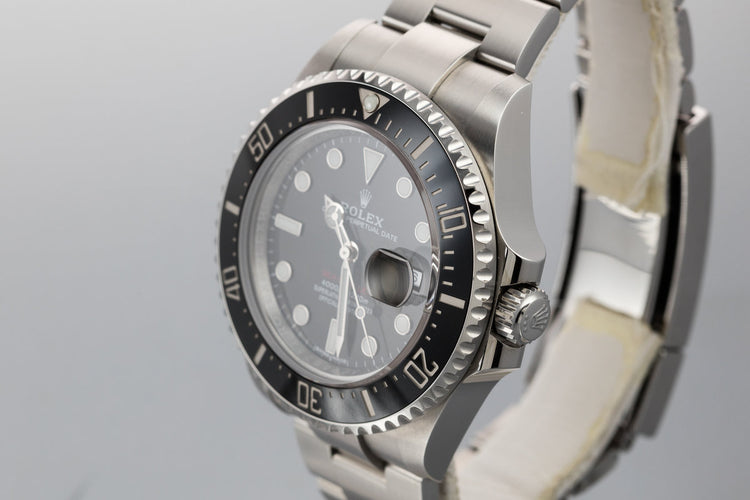 2017 Rolex Ceramic Red Sea-Dweller 126600 with Box and Papers