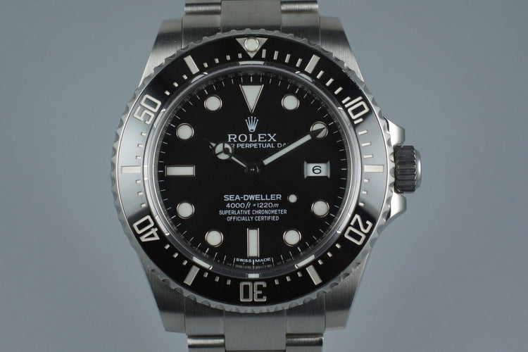2014 Rolex Sea Dweller 116600 with Box and Papers