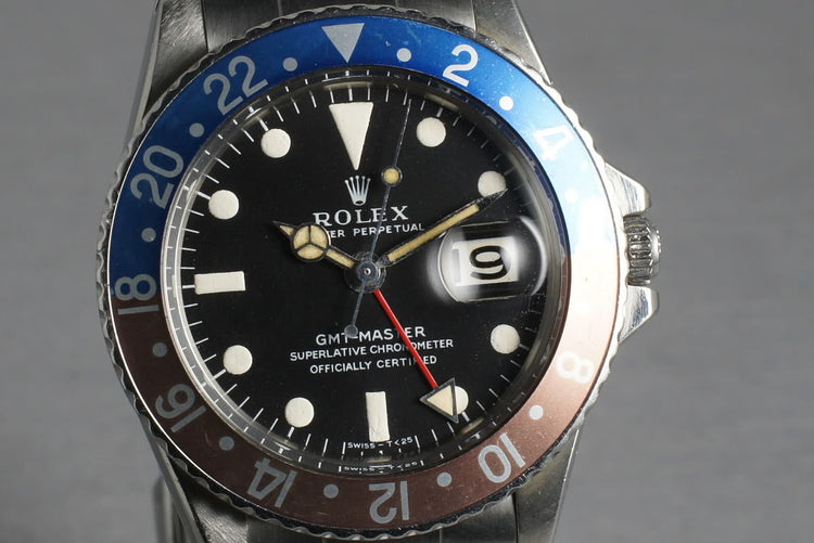 Rolex GMT 1675 Mark 1 with Double Punched Papers
