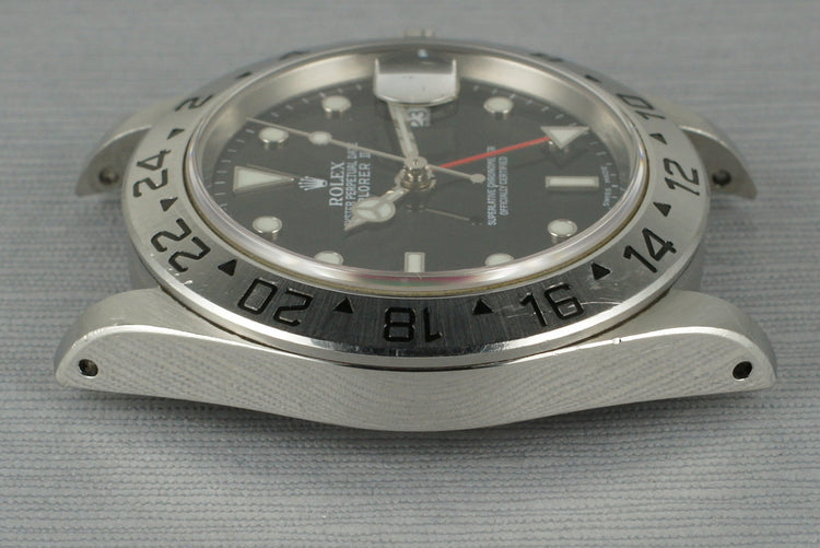 2000 Rolex Explorer II 16570 Black Dial with Box and Papers