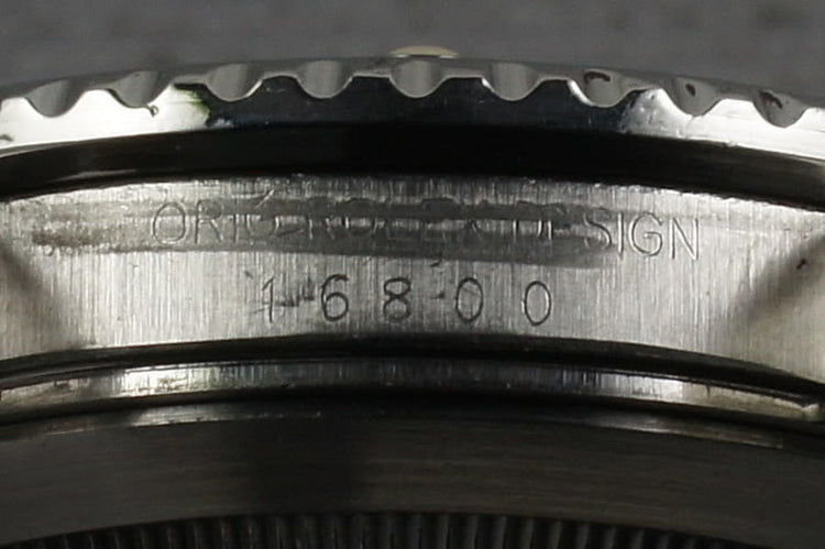 Rolex Submariner 16800 with orange lume