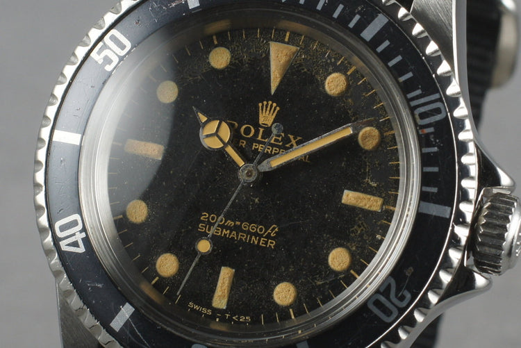 1967 Rolex Submariner 5513 Gilt Meters First Dial