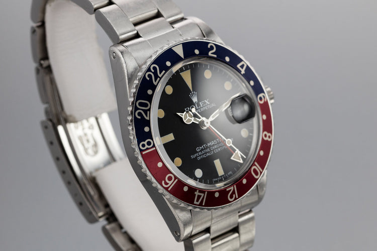 1981 Rolex GMT-Master 16750 "Pepsi"