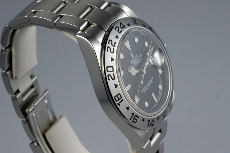 2003 Rolex Explorer II 16570 Black Dial