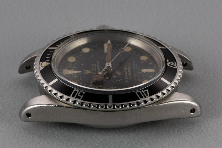 1965 Rolex Submariner 5512 with Meters First Gilt Spider Cracked Dial