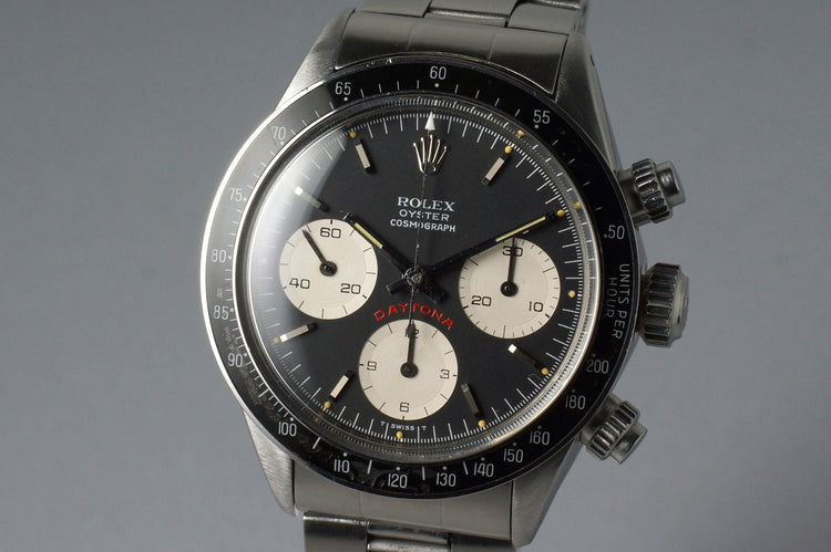 1975 Rolex Daytona 6263 Black Big Red Daytona Dial