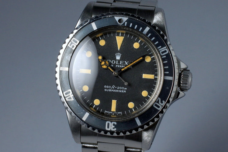 1965 Rolex Submariner 5513 Serif Dial