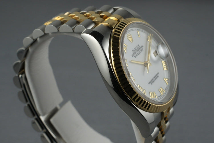 2003 Rolex Two Tone DateJust 116233 with Box and Papers