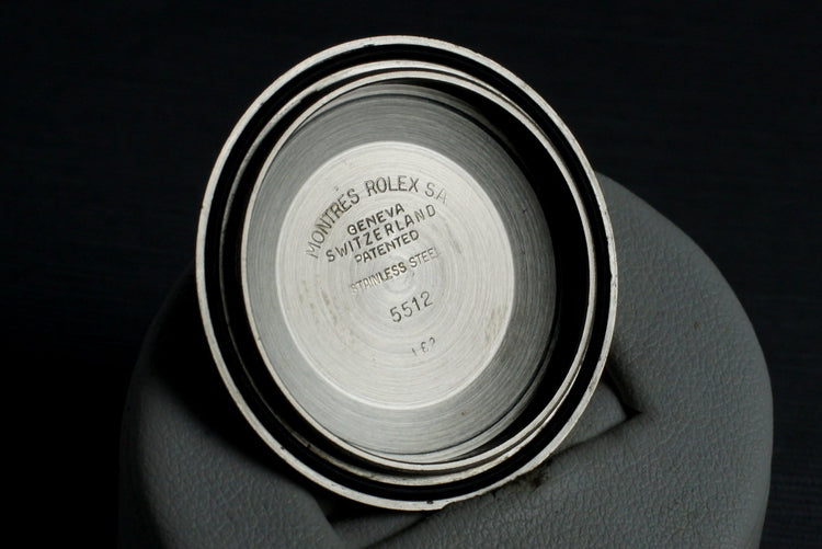 1962 Rolex Submariner 5512 PCG with Service Papers