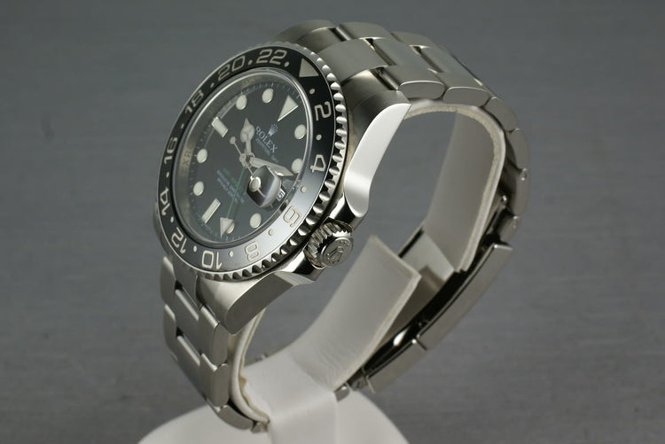 Rolex Ceramic GMT 116710 Box and Papers