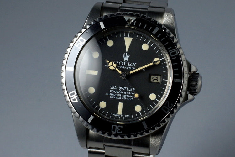 1978 Rolex Sea Dweller 1665 Rail Dial