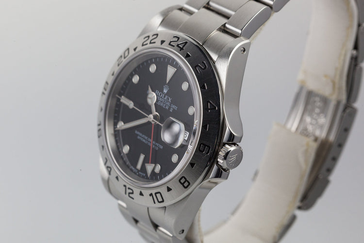2000 Rolex Explorer II 16570 Black Dial