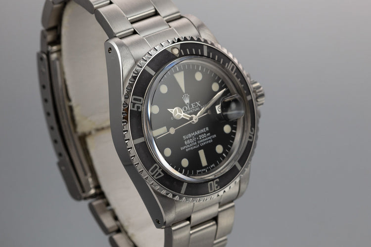 1977 Rolex Submariner 1680 with Box and Papers
