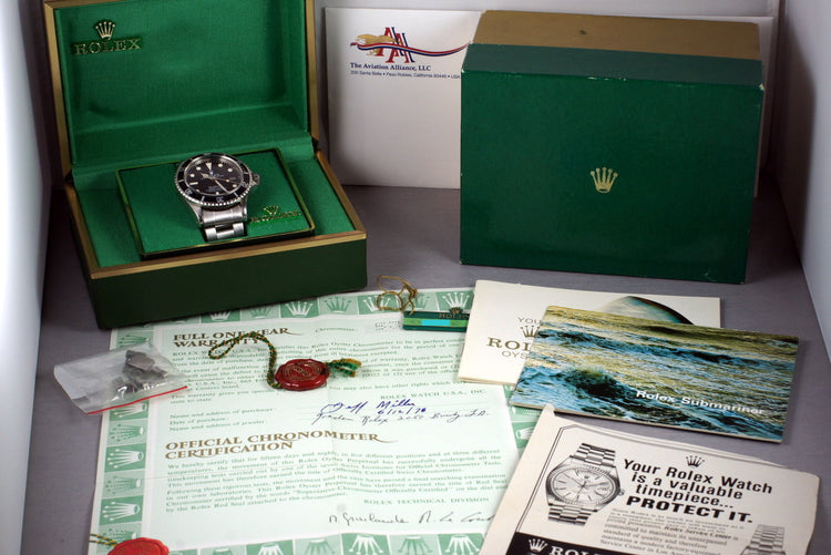 1978 Rolex Sea Dweller 1665 Mark I Dial with Box and Papers
