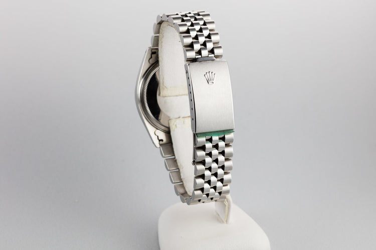 1970 Rolex DateJust 1601 with No Lume Silver Dial