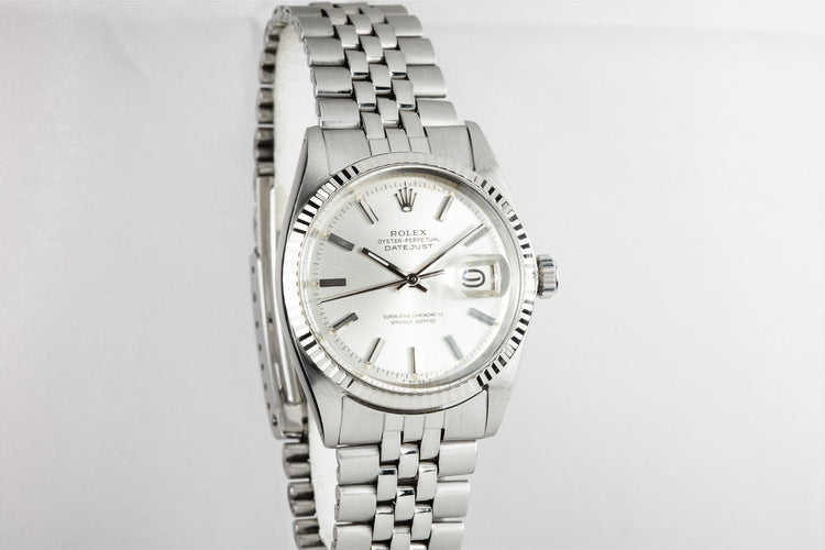 1968 Rolex DateJust 1601 Silver Dial