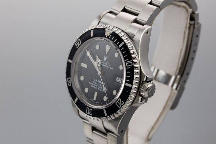 1986 Rolex Sea-Dweller 16660 with Service Dial