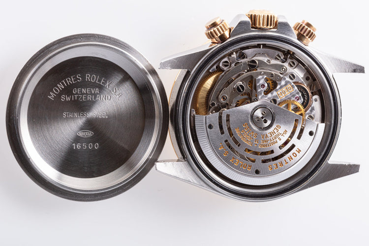 1996 Rolex Zenith 18K/ST 16523 White Diamond Dial Daytona