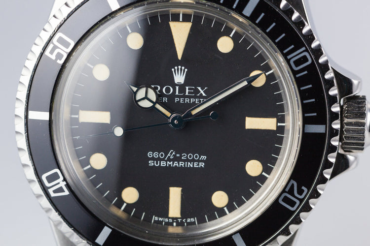 1978 Rolex Submariner 5513 Serif Dial