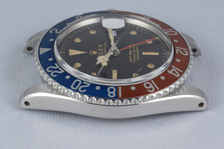 1960 Rolex GMT 1675 PCG Gilt OCC Chapter Ring