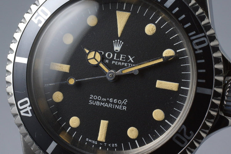 1967 Rolex Submariner 5513 Meters First