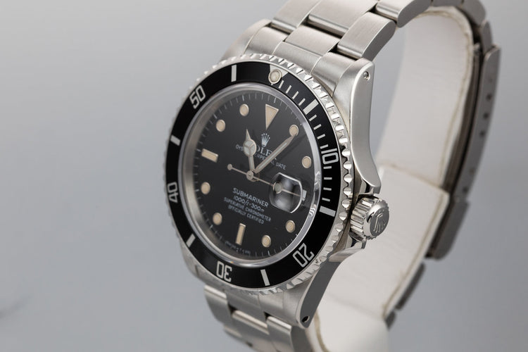 1986 Rolex Submariner 16800