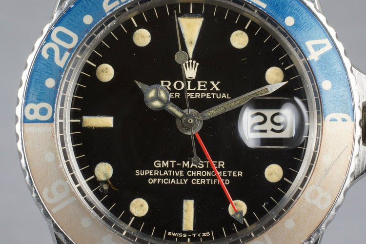 1966 Rolex GMT 1675 Glossy Gilt Dial