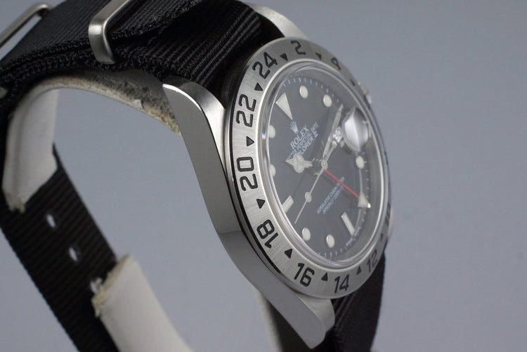 2004 Rolex Explorer II 16570 Black Dial