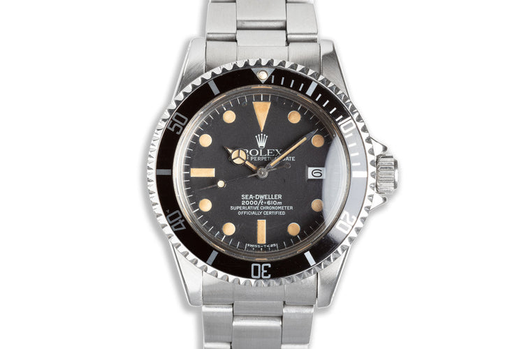 1979 Vintage Rolex Sea-Dweller 1665