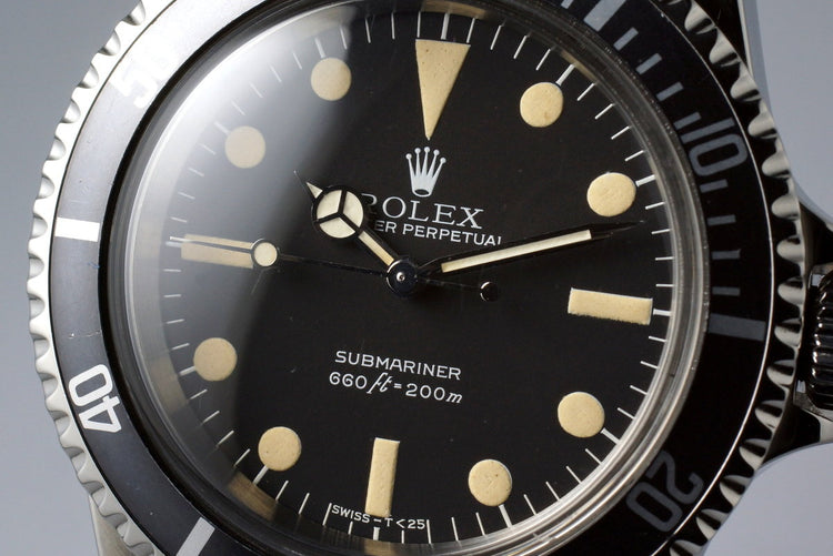 1979 Rolex Submariner 5513 Mark III Maxi Dial