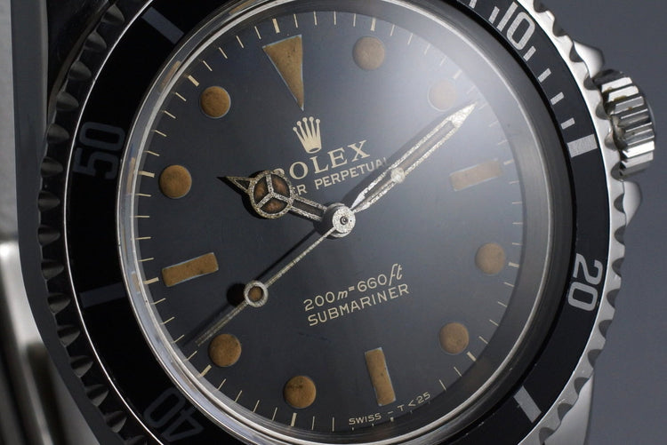 1965 Rolex Submariner 5513 Glossy Gilt Dial