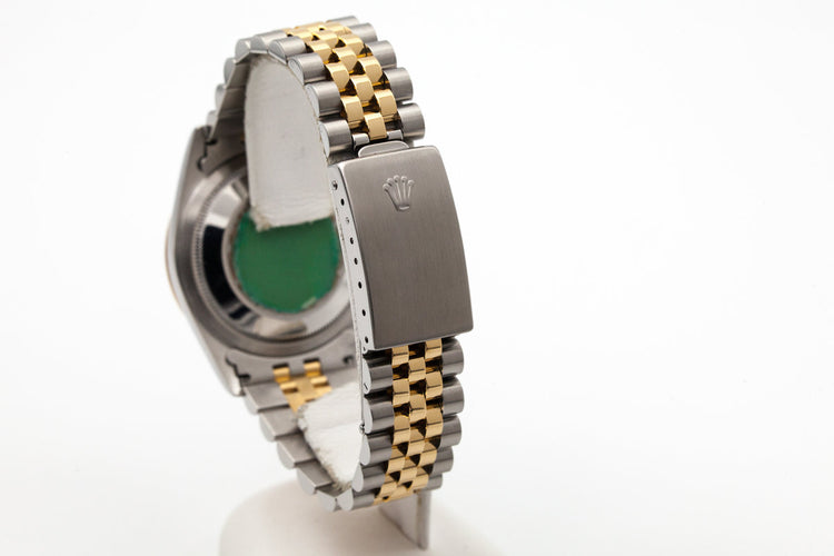 1995 Rolex Two Tone DateJust 16233 Charcoal Computer Dial with Box and Papers