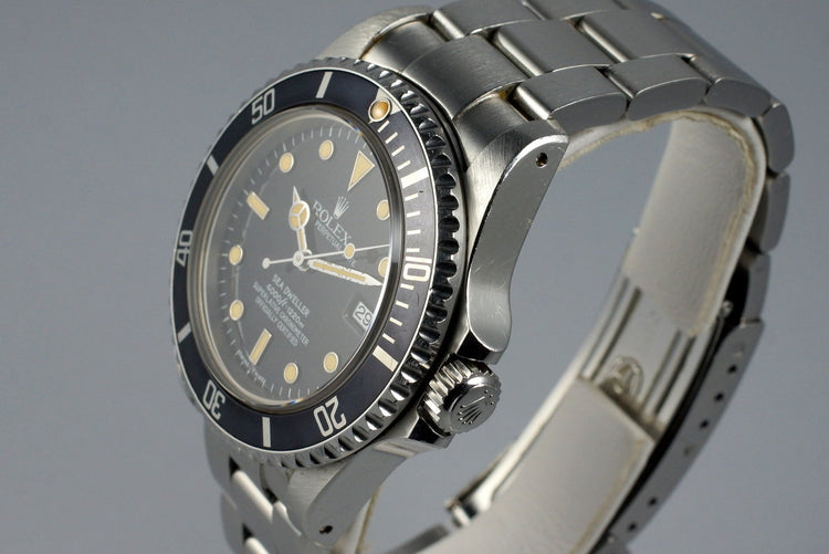 1984 Rolex Sea Dweller 16660 Spider Dial with Box and Papers