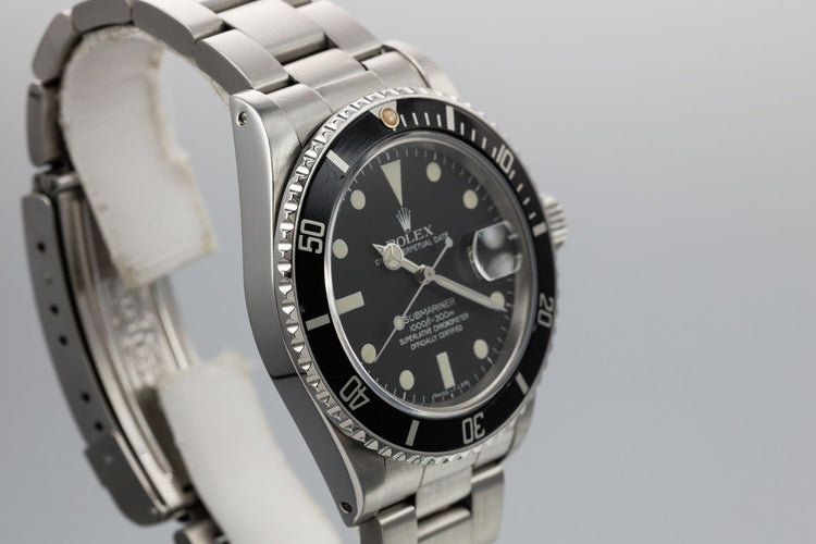 1983 Rolex Submariner 16800 Matte Dial